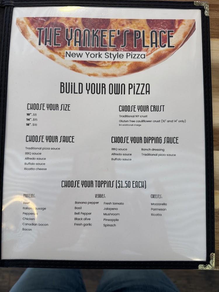 The Yankee's Place Menu image 3